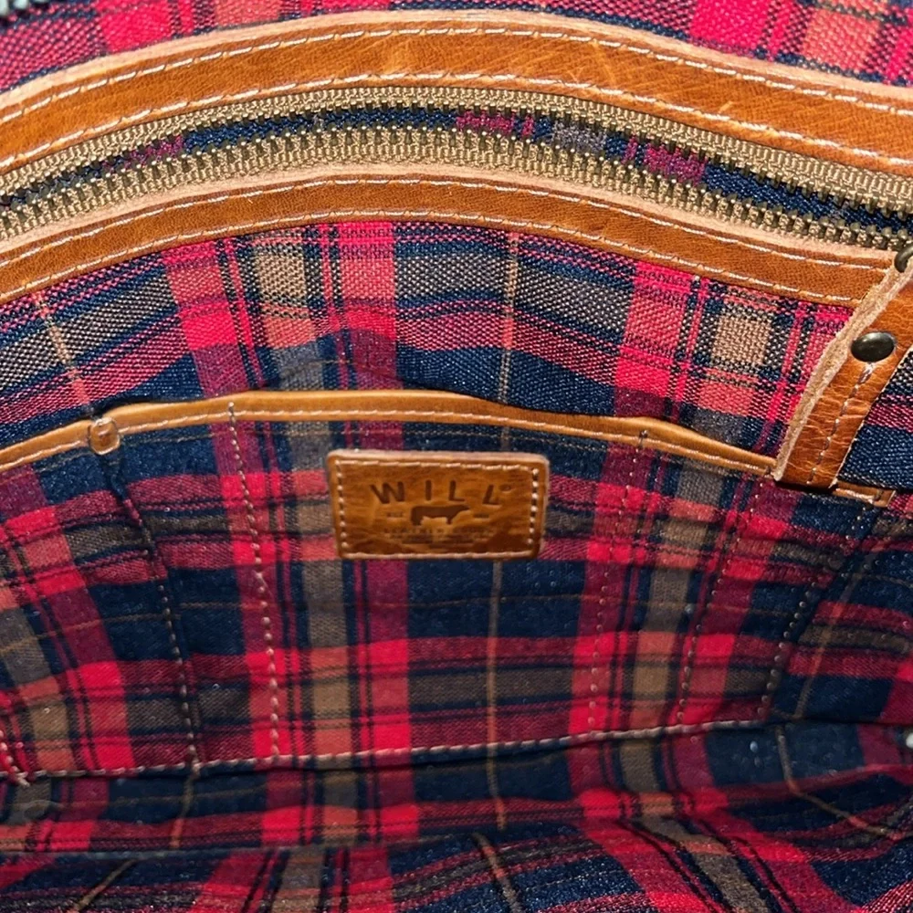 Will Leather Goods Brown Leather Men's Bag